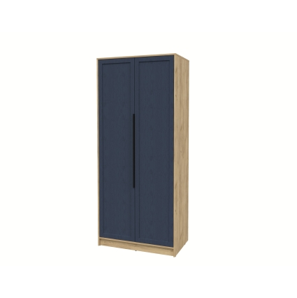 Шкаф распашной Тренд КТ-Ш2 (Дуб золотой ЛДСП/ Дуб королевский ЛМДФ) Ш918 В2128 Г547 Шкаф распашной Тренд КТ-Ш2 (Дуб золотой ЛДСП/ Дуб королевский ЛМДФ) Ш918 В2128 Г547